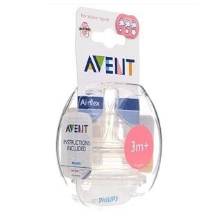 Tetine din silicon Philips AVENT Classic, 6 marimi, 2 buc.