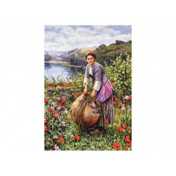 Пазл Касторланд The Grass Cutter, Daniel Ridgway Knight, 1500 эл.