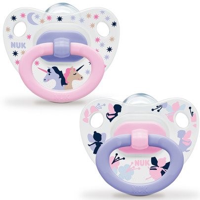 Пустышка NUK Happy Days из силикона (6-18 мес.)