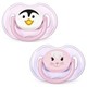Пустышки ортодонтические Philips AVENT Animals (0-6 мес.), 2 шт.
