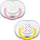 Suzete ortodontice cu flux liber Philips AVENT Contemporary (6-18 luni), 2 buc.