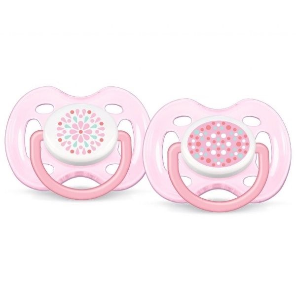 Suzete ortodontice cu flux liber Philips AVENT Fashion (0-6 luni), 2 buc.