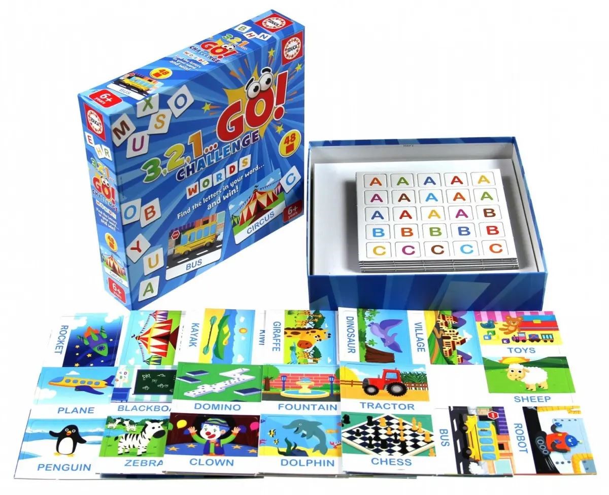 Joc educativ Educa 3,2,1 Du-te! Provocare: Cuvinte