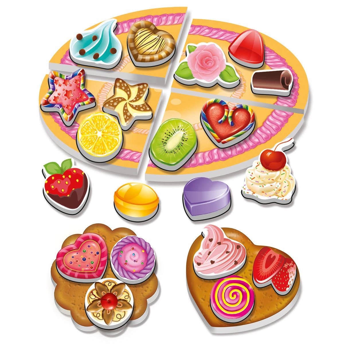 Joc magnetic Vladi Toys Torta 44 Pisoi