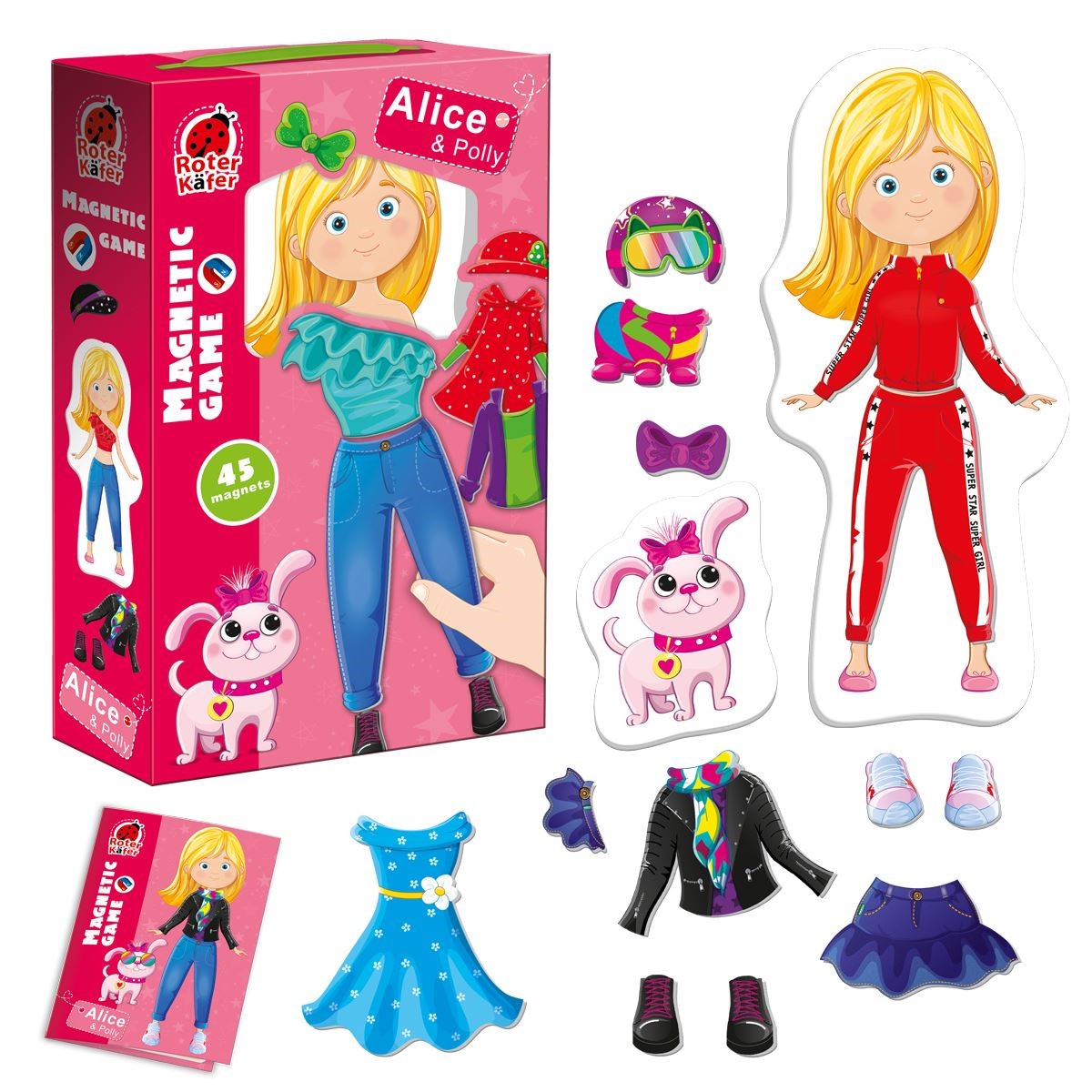 Joc magnetic Roter Kafer Alice si Polly (eng)