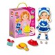 Joc magnetic Vladi Toys Imbraca Papusa Sofia