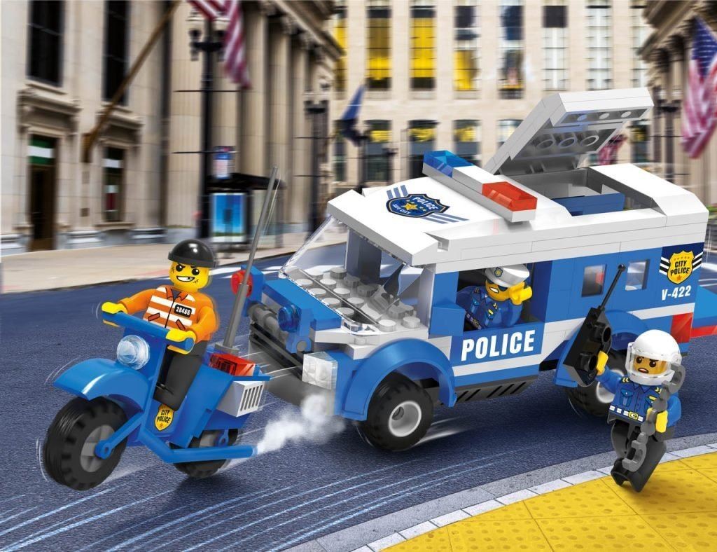 Конструктор Blocki MyPolice Бригада полиции, 188 эл.