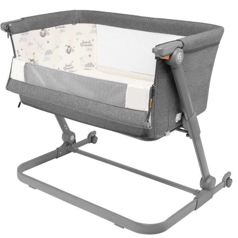 Patut co-sleeper Skiddou Natt evening shadow Gri inchis
