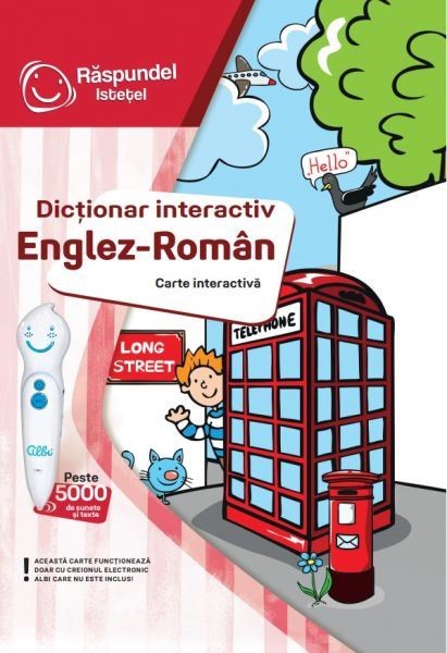 Carte interactiva Raspundel Istetel Dictionar roman-englez
