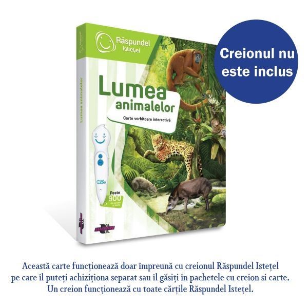 Carte interactiva Raspundel Istetel Lumea animalelor