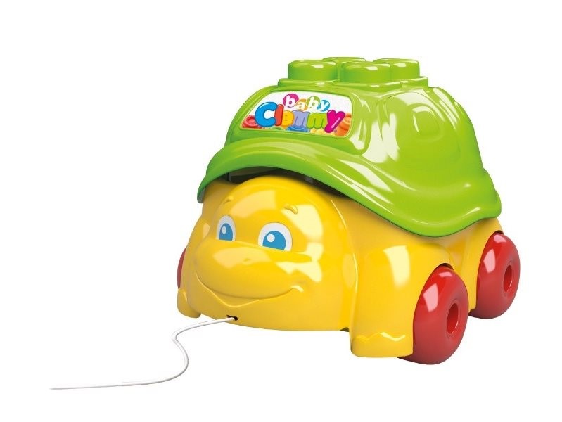 Конструктор мягкий Clementoni Clemmy Baby Черепашка каталка