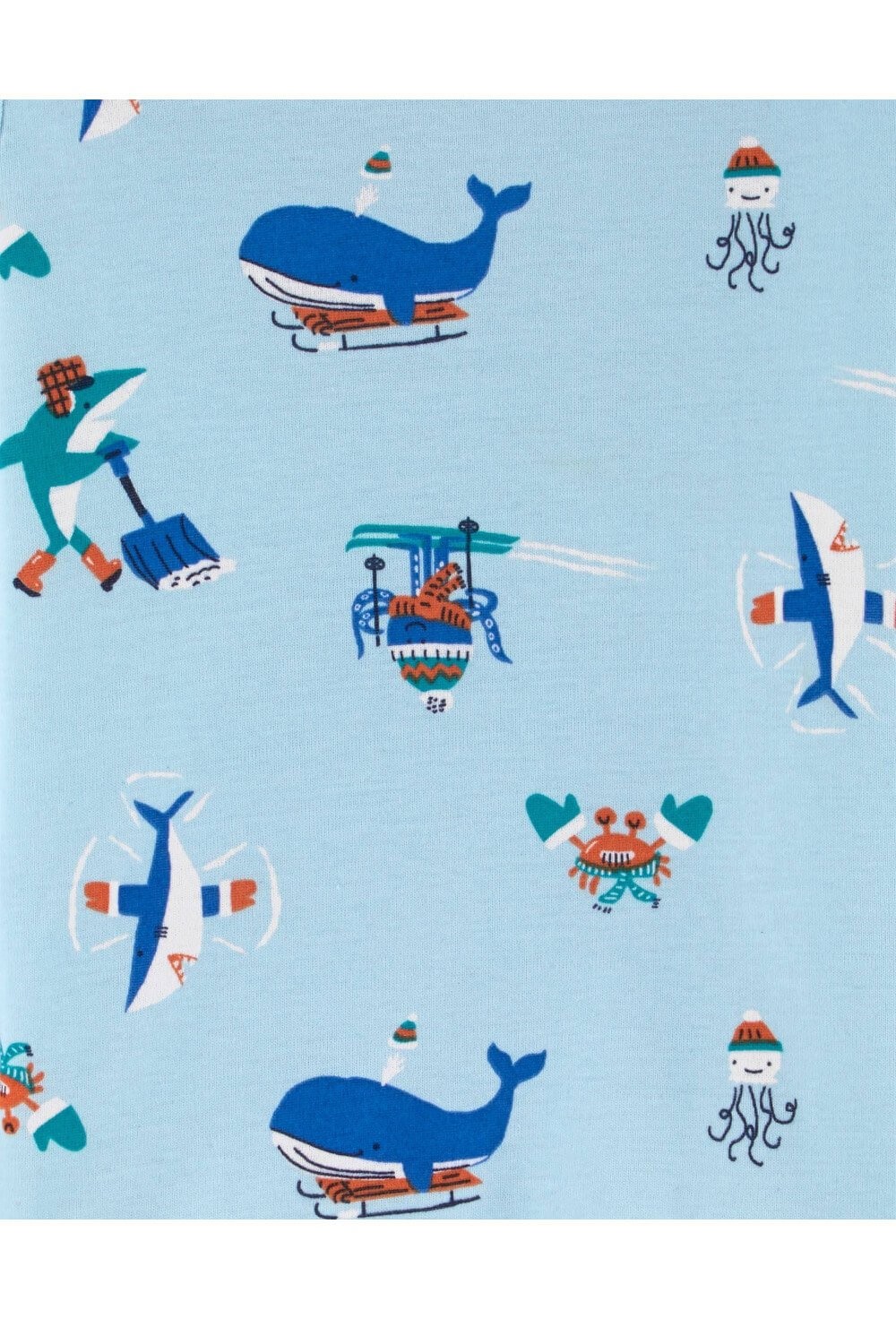 Carter's Set 2 pijamale Creaturi marine