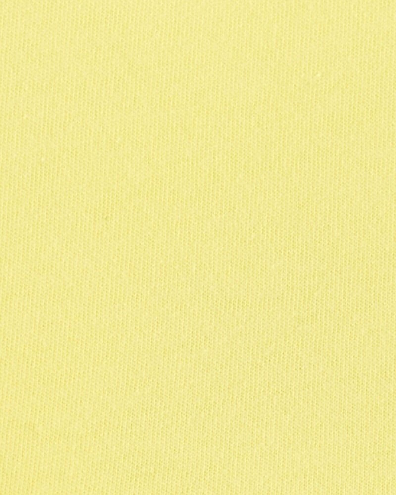 Carter's Футболка желтая с цветочками