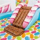 Centru de joaca Intex Candy cu tobogan 295x191x130