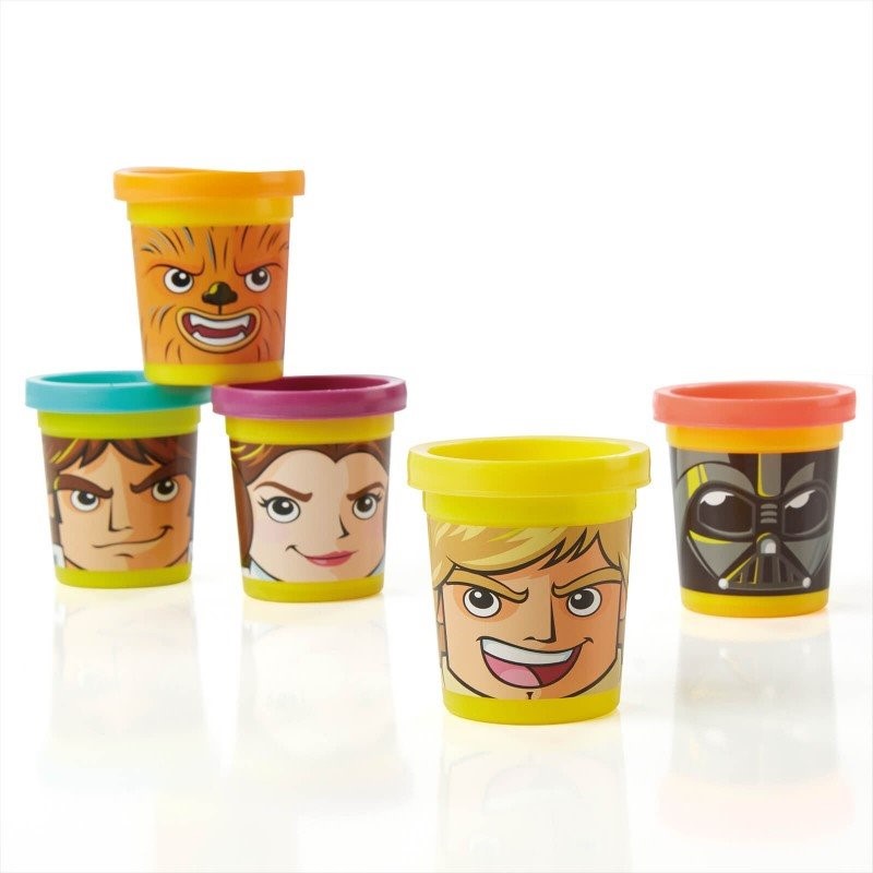 Набор пластилина Star Wars Hasbro Play-Doh, 5 коробок и аксессуары