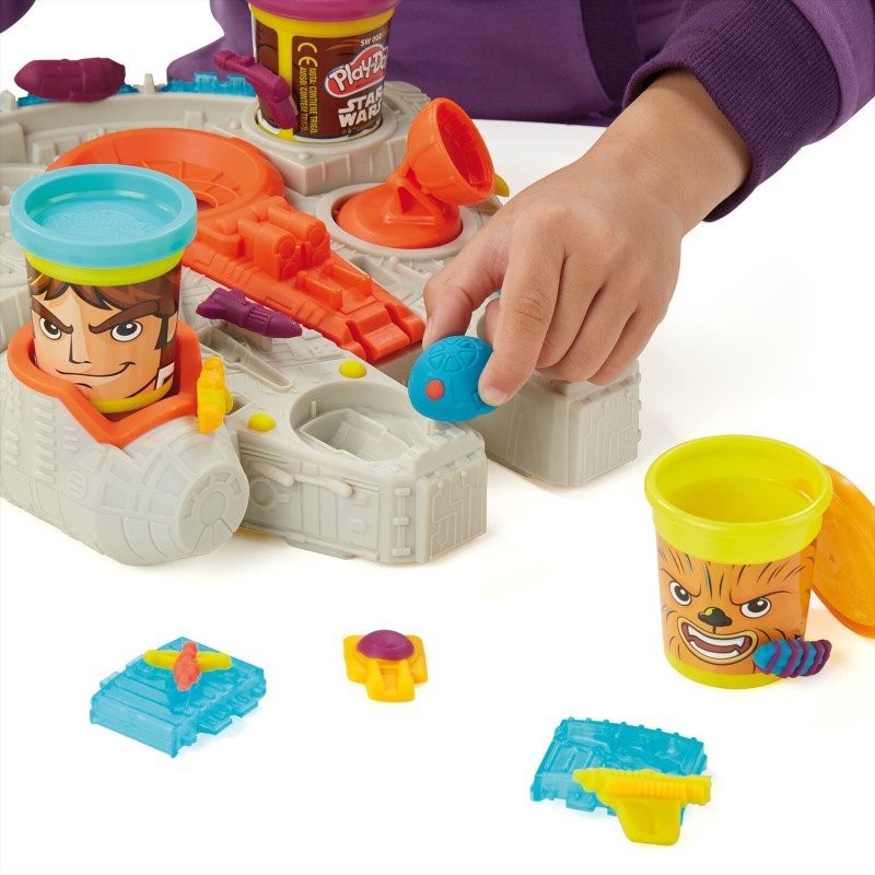 Набор пластилина Star Wars Hasbro Play-Doh, 5 коробок и аксессуары