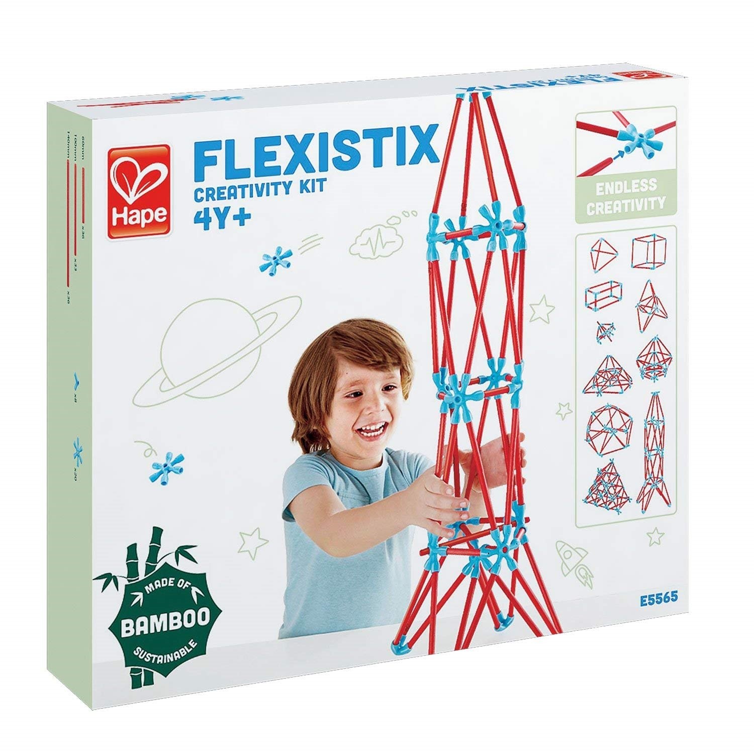 Строительный набор из бамбука Hape Flexistix