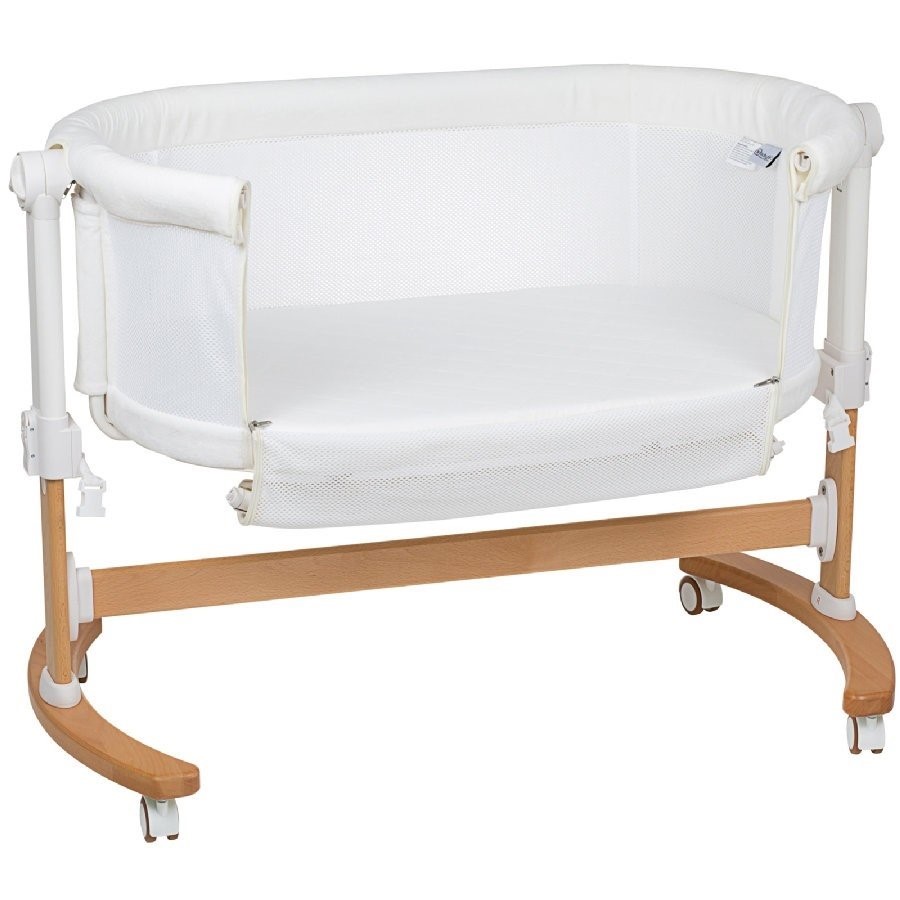 Кроватка Co-sleeper 2 в 1 BabyGo Amila Creme