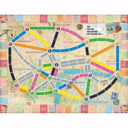 Joc de societate Ticket to Ride Londra