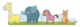 Puzzle educativ Noriel De la mic la mare "Animalute"