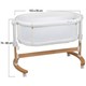 Кроватка Co-sleeper 2 в 1 BabyGo Amila Creme