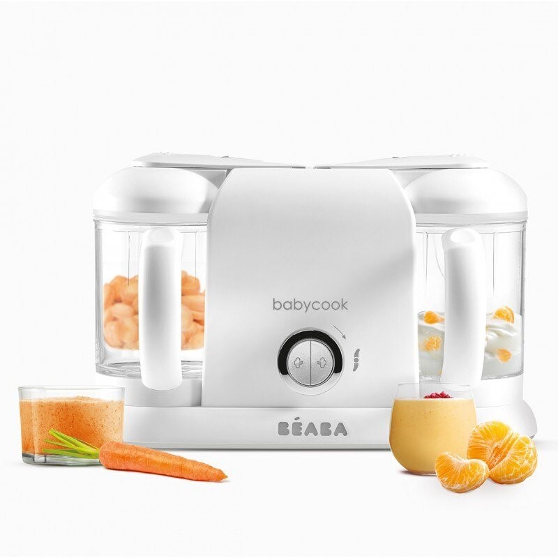 Robot de bucatarie Beaba Babycook Plus White Silver