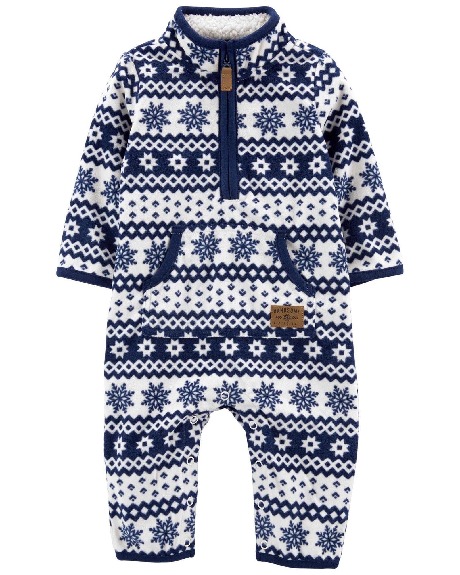 Carter's Salopeta fleece cu model grafic