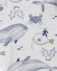 Carter's Set 2 piese Salopete de vara Balene