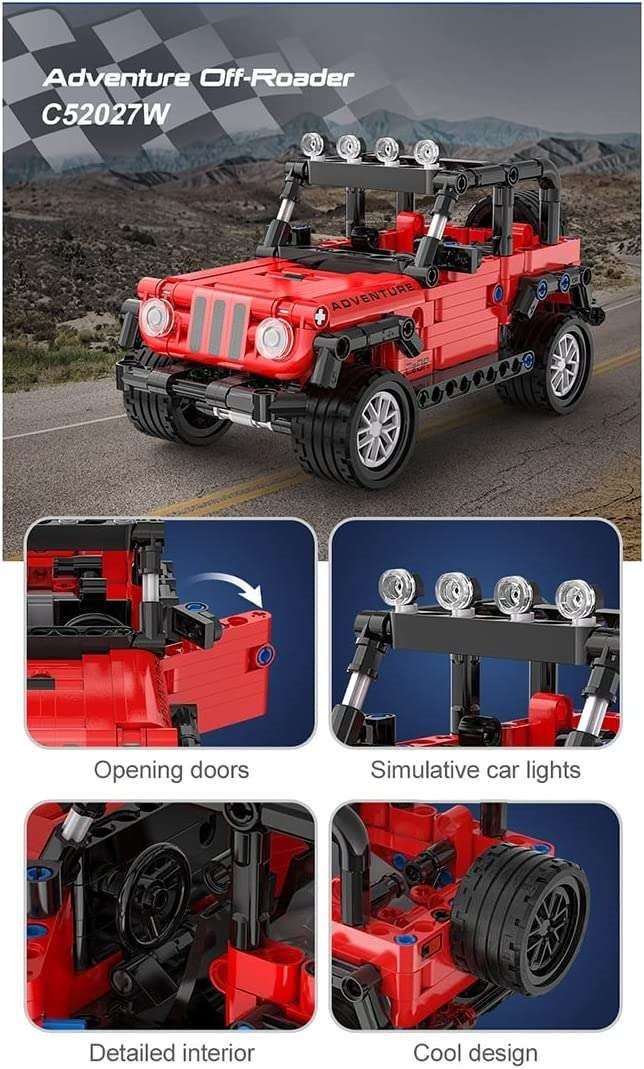Конструктор CaDA Adventure Off-Roader, 317 штук