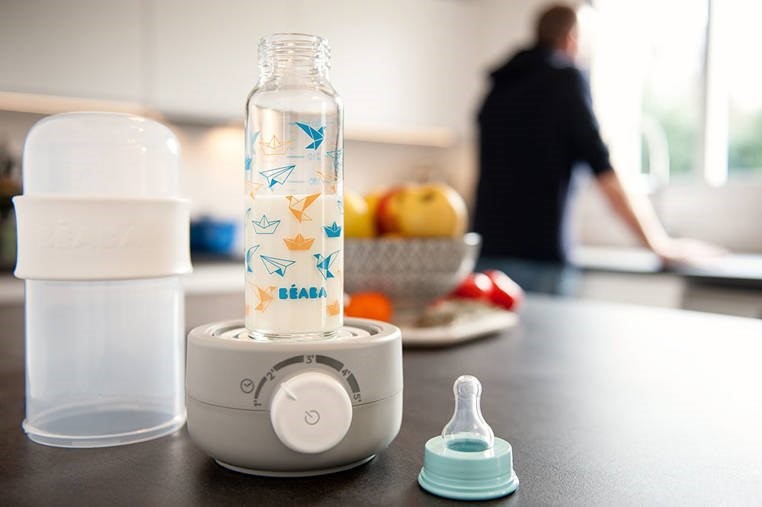 Подогреватель и стерилизатор Beaba Baby Milk Second, Серый