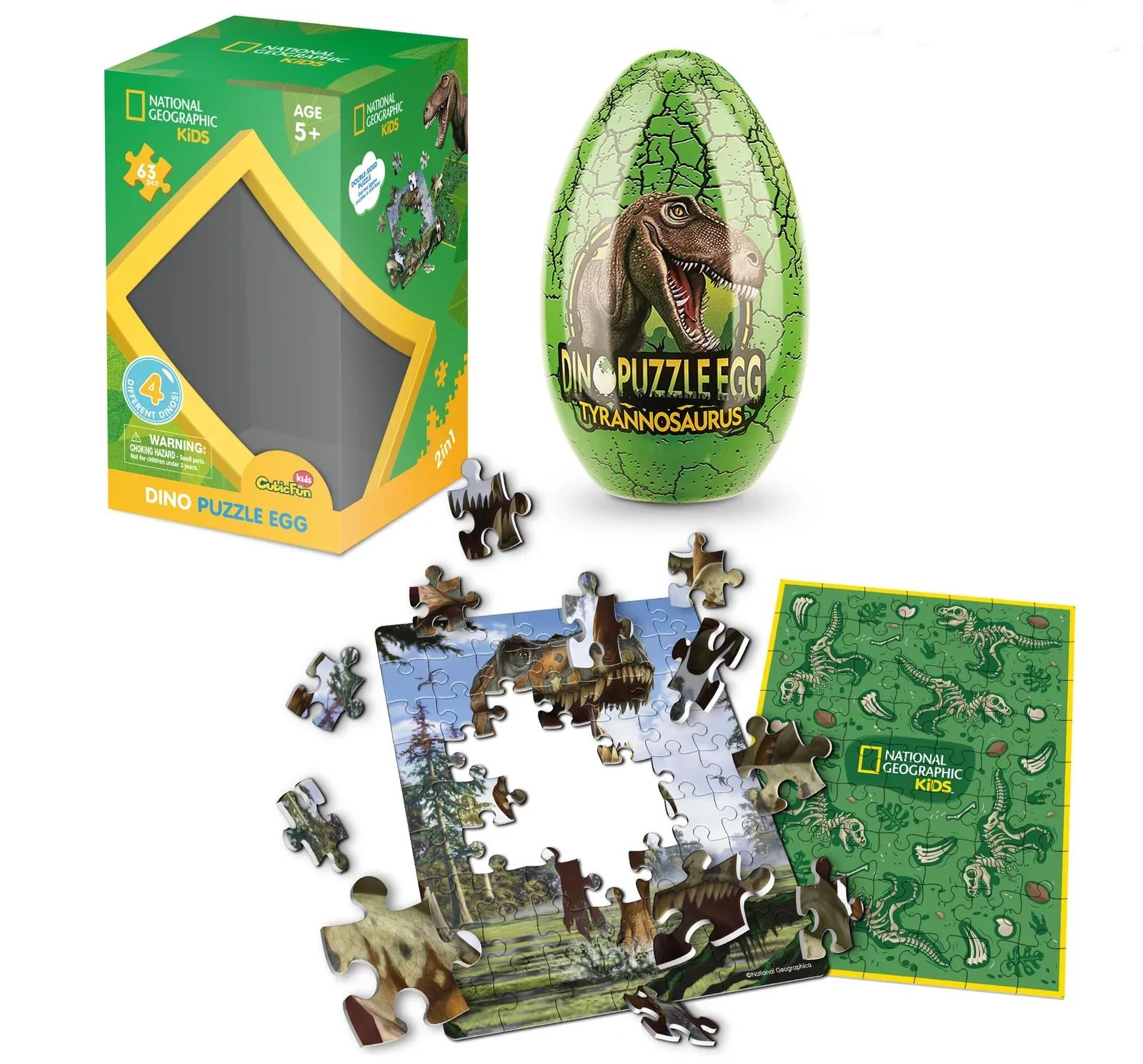 Puzzle 2D CubicFun Pterosaur