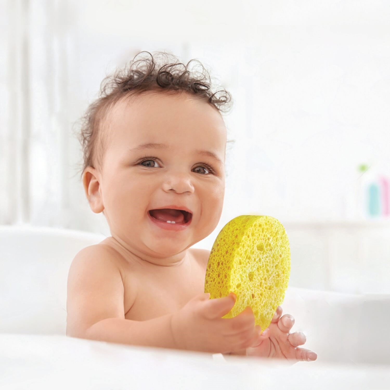 Целлюлозная губка для детей BabyJem Blue
