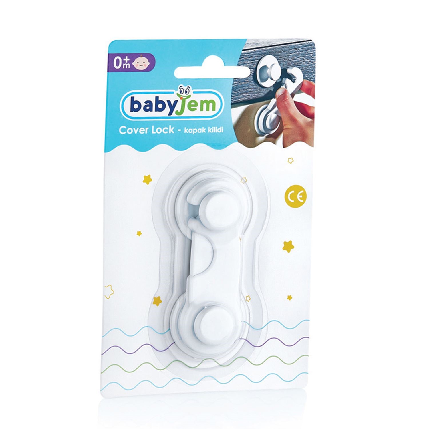 Защита для шкафов и ящиков BabyJem White