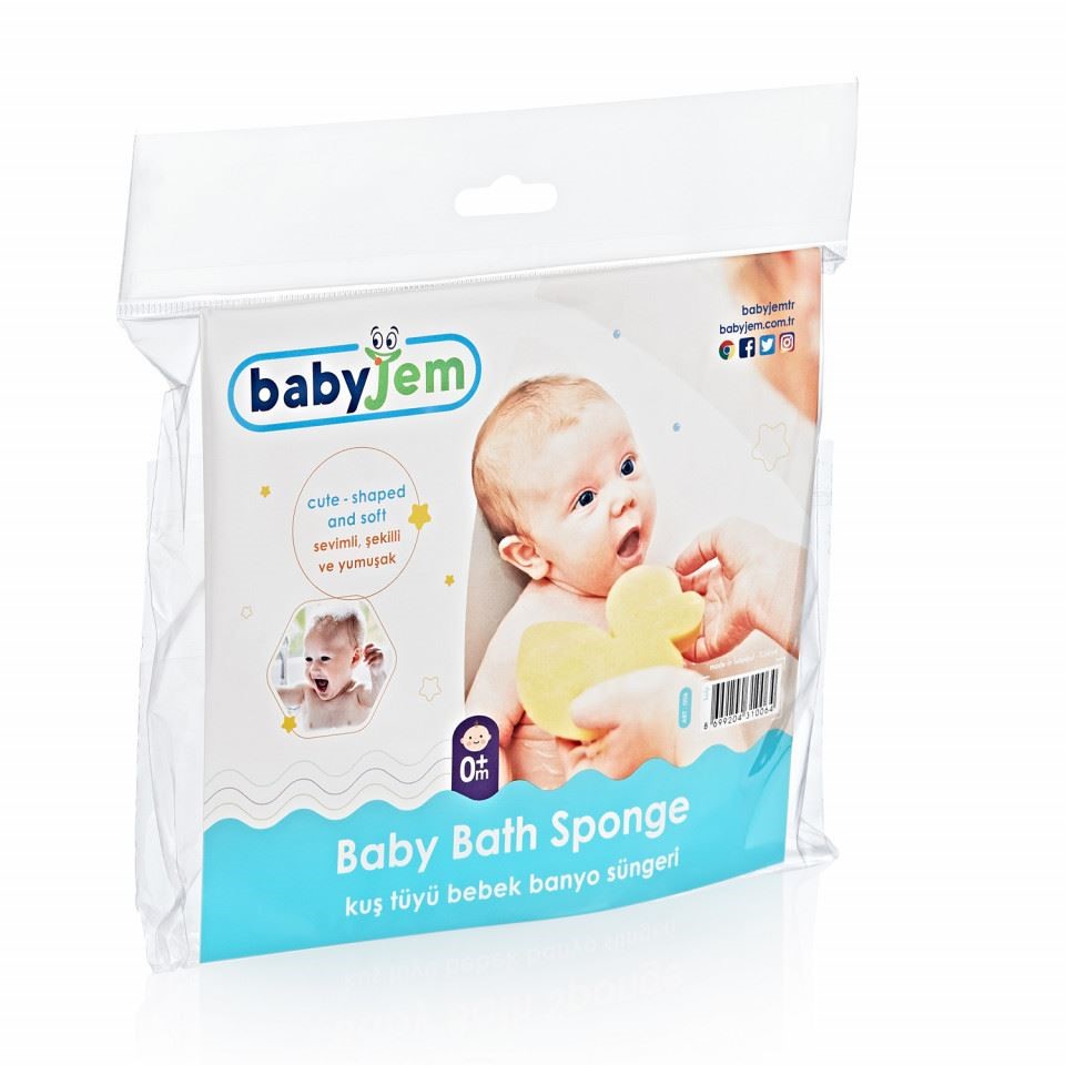 Губка для ванн BabyJem Сердечка