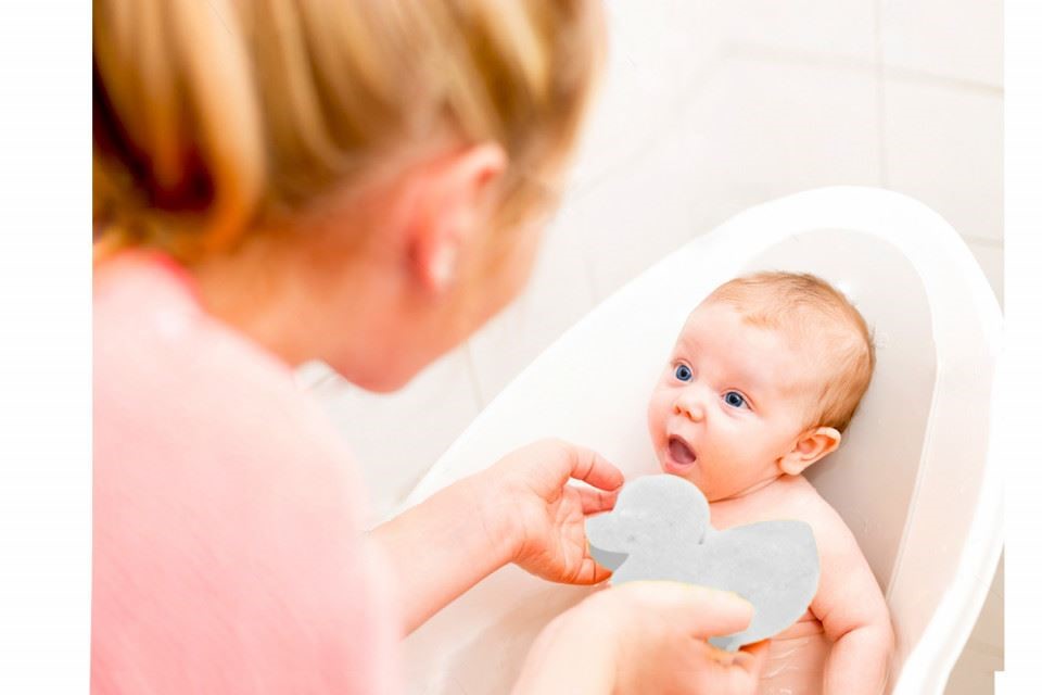 Губка для ванн BabyJem Сердечка
