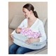 Saltea reductor 5 in 1 BabyJem BabyNest Cushion Albastra cu buline