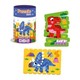 Puzzle educativ din betisoare Roter Kafer Dinosaurs