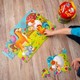 Maxi puzzle educativ Roter Kafer Ferma in tub