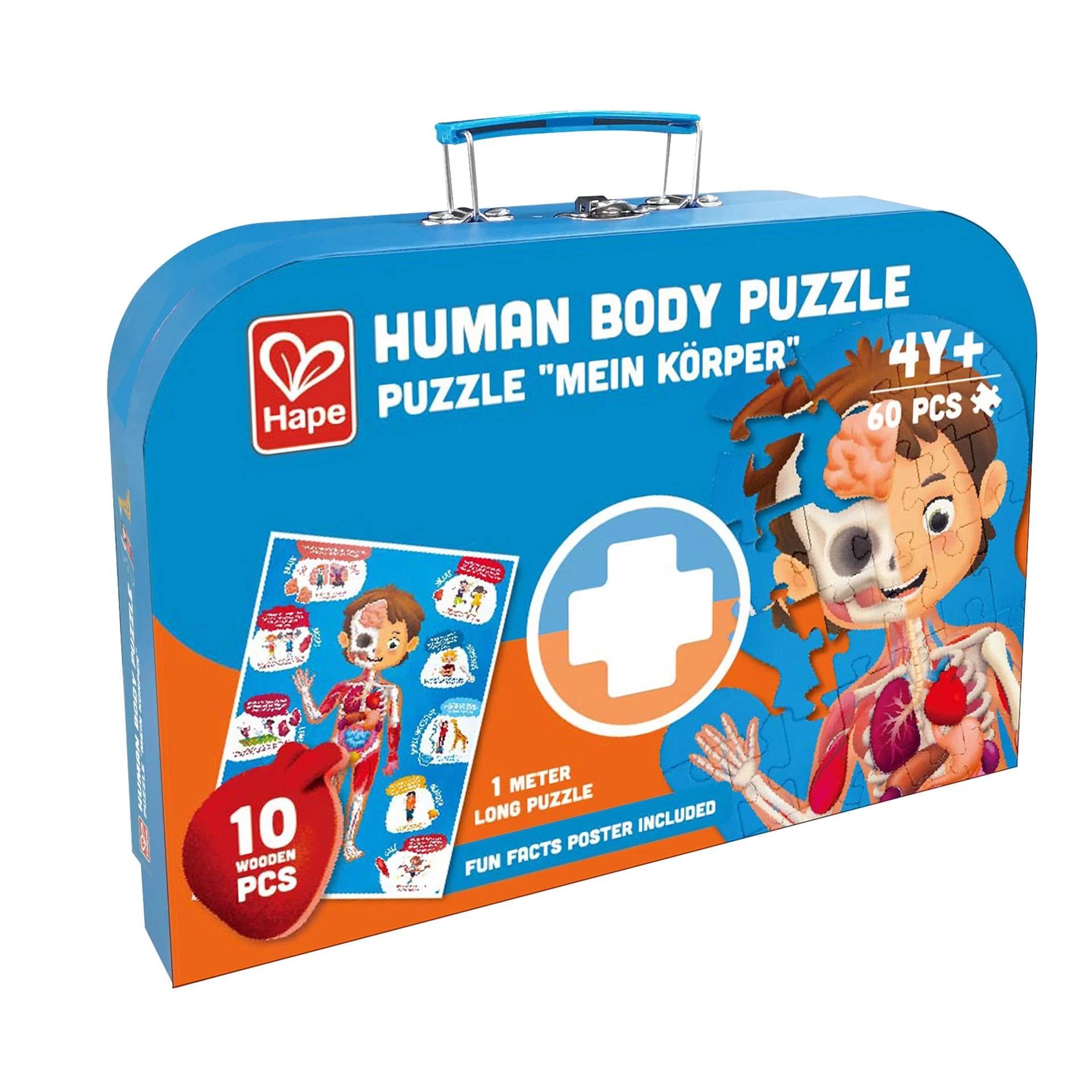 Puzzle Hape Corpul uman in cutie