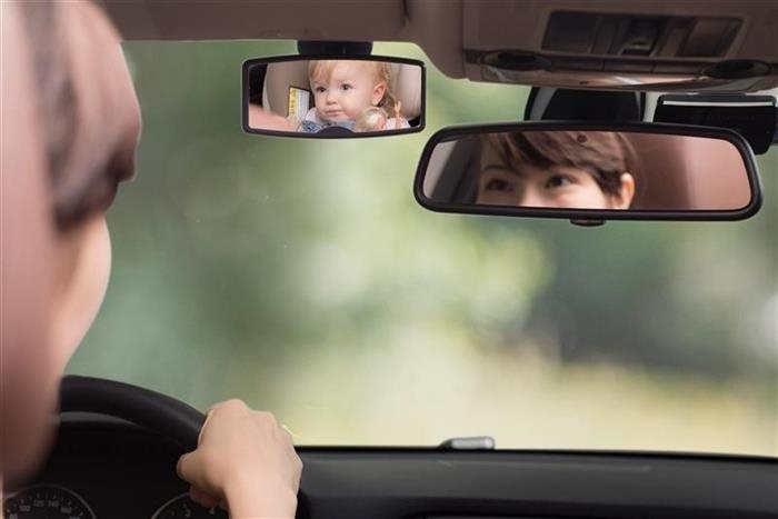 Oglinda auto Apramo Mini pentru supravegherea bebelusilor