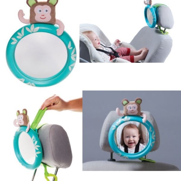 Oglinda in masina pentru control parental al copilului Taf Toys Tropics