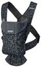 Анатомический мультифункциональный рюкзак-кенгуру BabyBjorn Mini Anthracite/Leopard, 3D Mesh