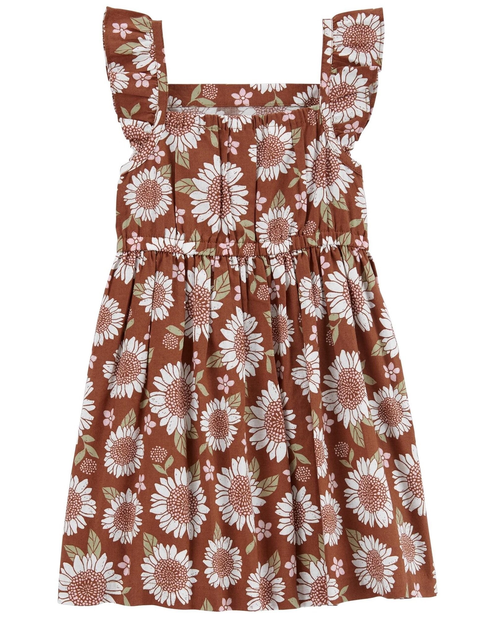 Carter's Льняное платье с цветами
